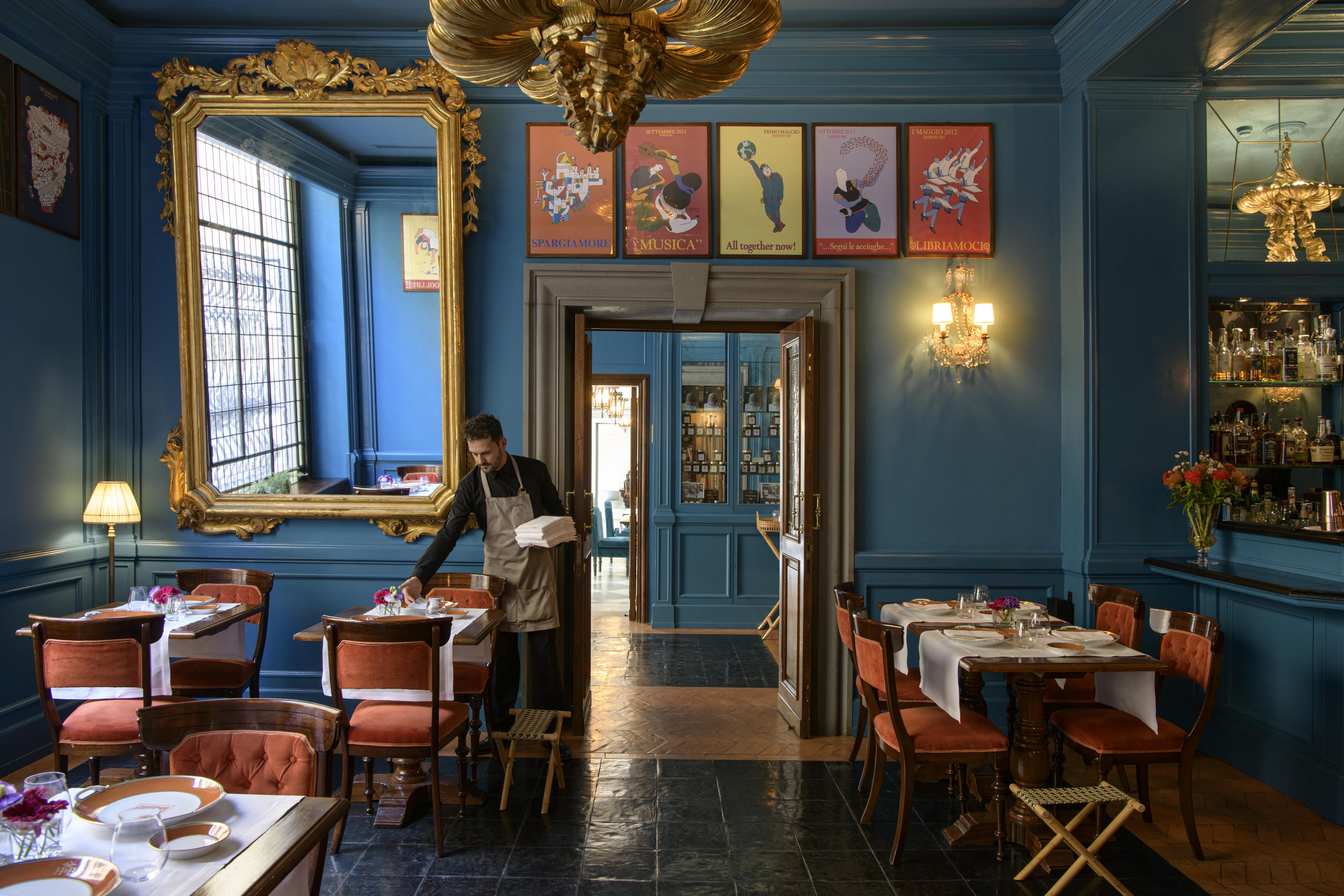 เฮลเวเชียแอนด์บริสตอล - สตาร์โฮเต็ล กอลเลซิโอเน Hotel ฟลอเรนซ์ ภายนอก รูปภาพ Restaurant interior