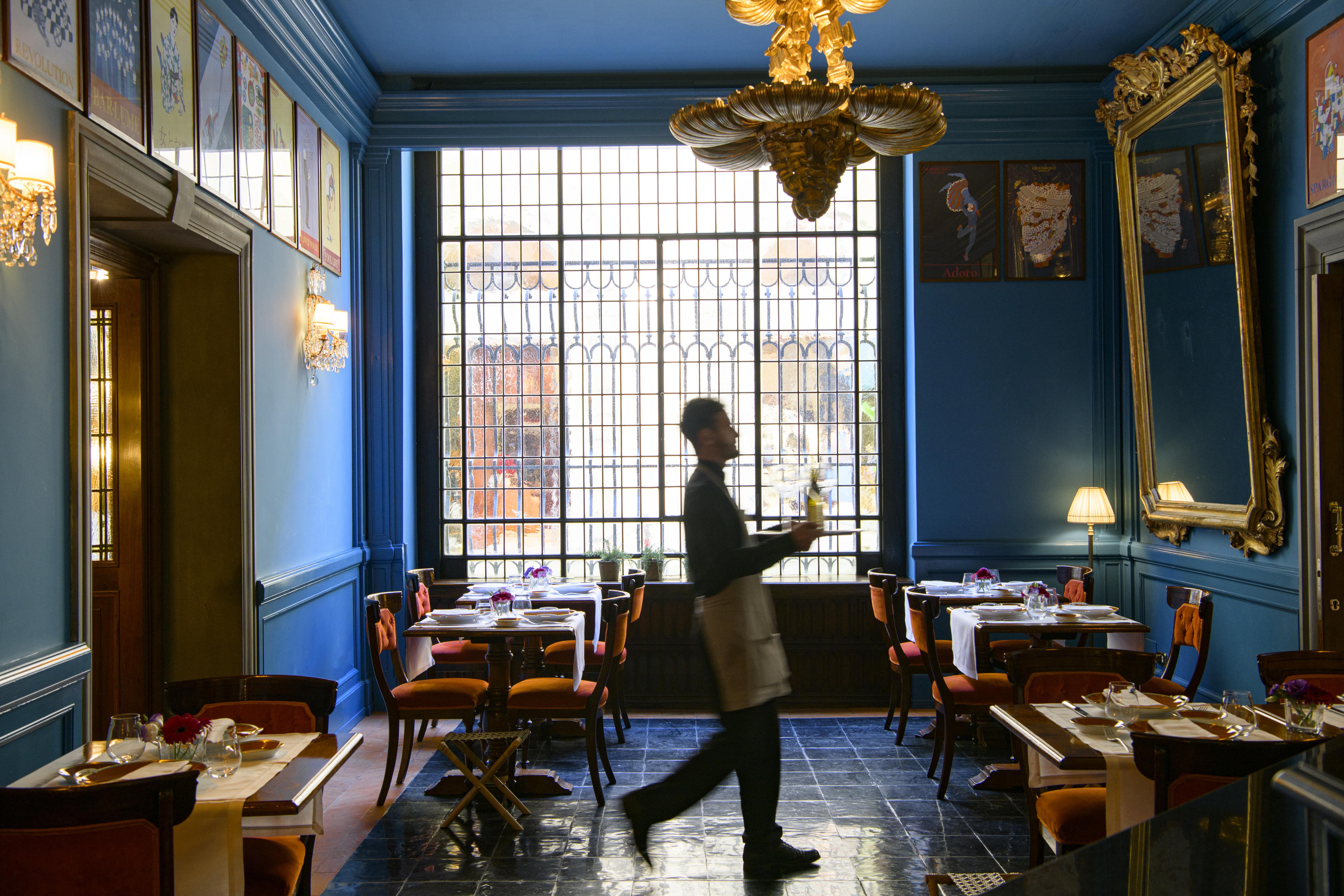 เฮลเวเชียแอนด์บริสตอล - สตาร์โฮเต็ล กอลเลซิโอเน Hotel ฟลอเรนซ์ ภายนอก รูปภาพ Restaurant interior