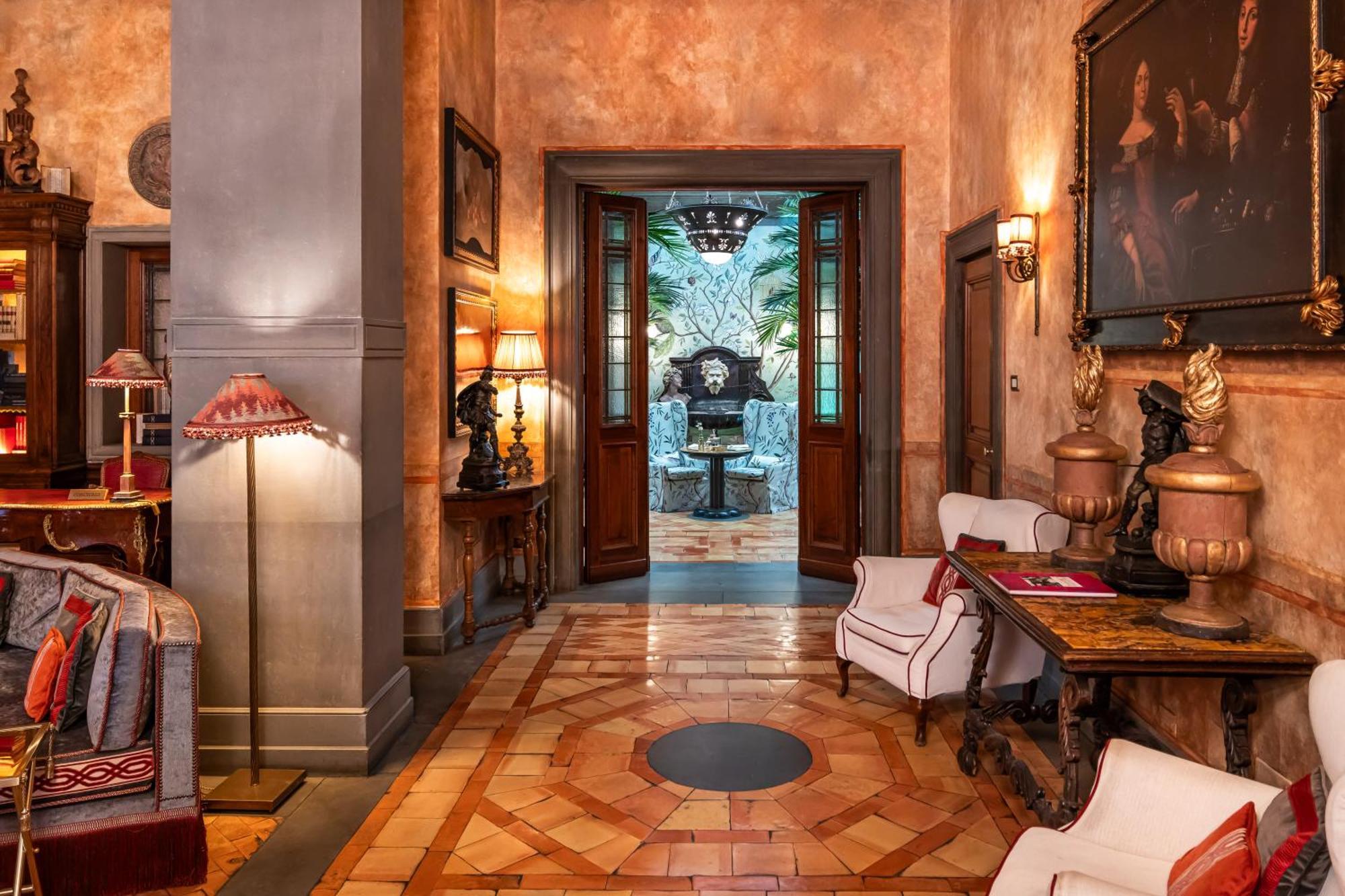 เฮลเวเชียแอนด์บริสตอล - สตาร์โฮเต็ล กอลเลซิโอเน Hotel ฟลอเรนซ์ ภายนอก รูปภาพ Interior of the hotel